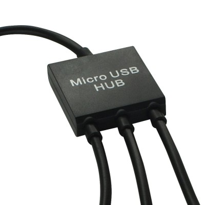 Micro usb OTG Hub with Power charge cabletolink