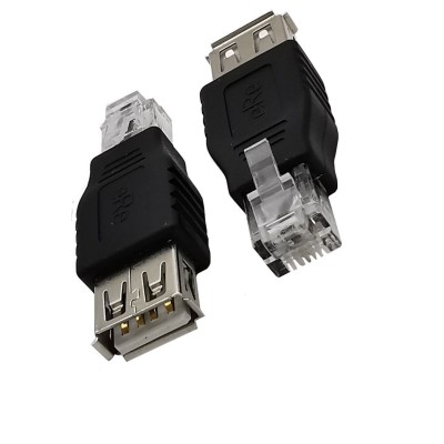 RJ11 6P2C to USB 2.0 A female adapter