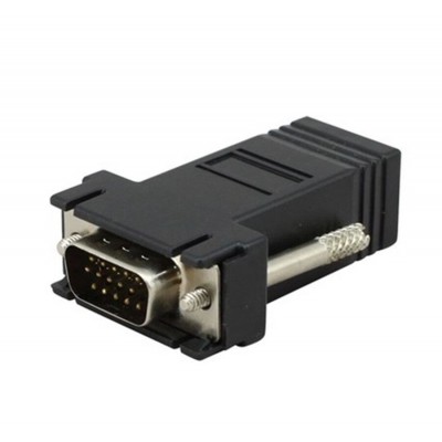 VGA to RJ45 Network extend adapter black color