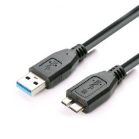 Black/Blue color USB 3.0 Micro Cable A to Micro B high speed upto 5 Gbps data transfer cable for Portable External Hard Drive