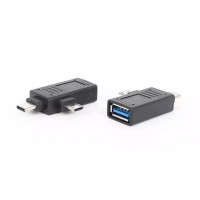 2 in 1 Micro usb 5pin/USB Type C otg adapter Cabletolink 2019