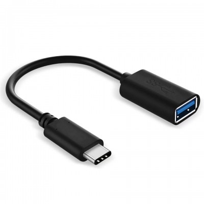 0.5 Feet USB 3.1 Type C to USB 3.0 A Gen 1 Female Adapter OTG (on-The-go) Cable black color cabletolink 2019