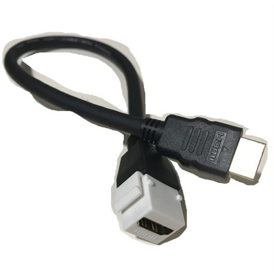 Black USB 3 A Male-Female M/F Extension Keystone-to-Cable 30cm Cabletolink 2019