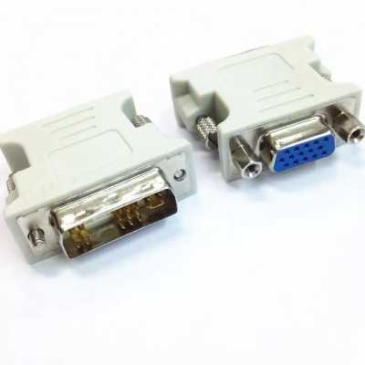 DVI-A (12+5) Male to SVGA / VGA / DB15HD Female VGA-DVI Adapter