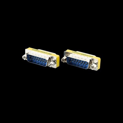 Stock DB15PIN Male to vga 15pin male adapter