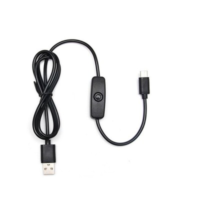 1m USB 2.0 A male to USB 2.0 C male with on/off switch cable