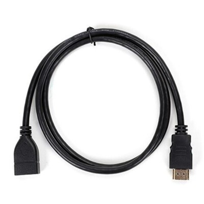 1.2m Black HDTV 1080P A type Male to female cable