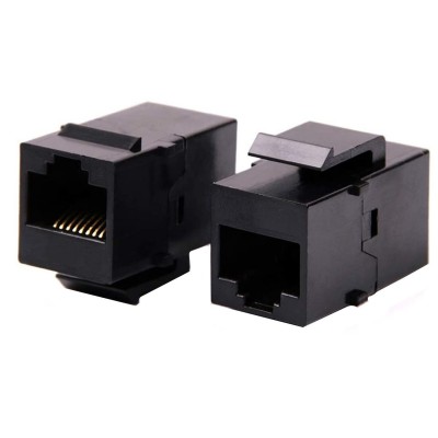 Cat6 RJ45 Female to RJ45 Female keystone adapter